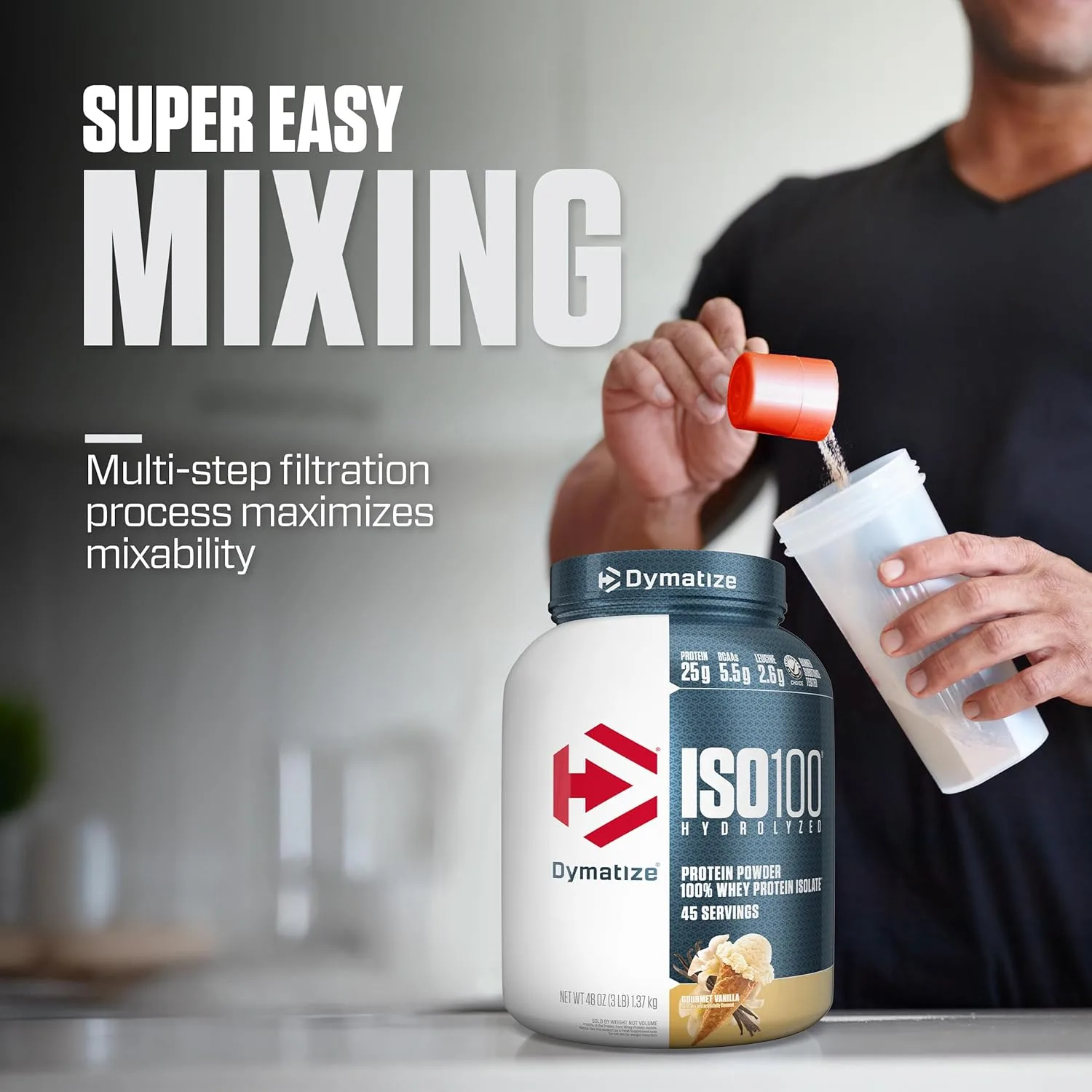 Dymatize Dymatize ISO100 Protein Isolate Powder - Ingredients View