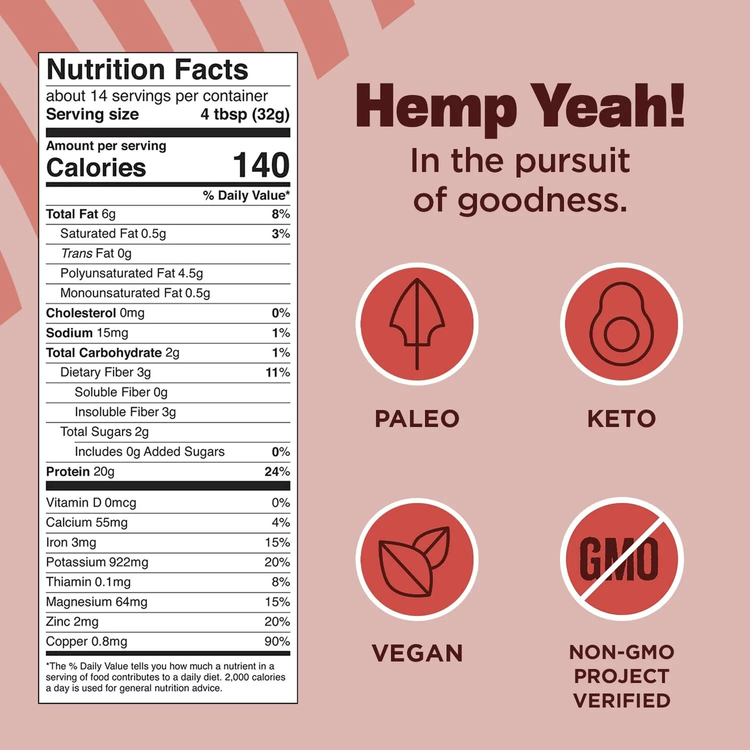 Manitoba Harvest Manitoba Harvest Organic Max Protein Powder - Angle View
