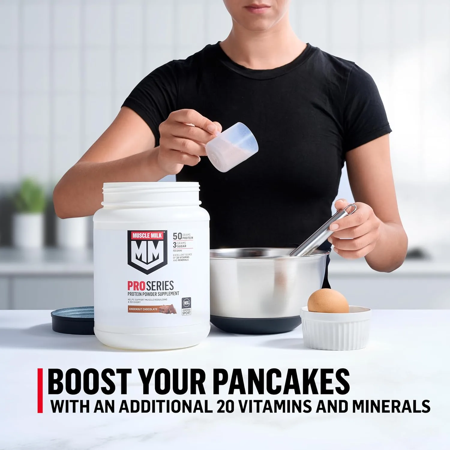 Muscle Milk Muscle Milk Pro Series Protein Powder Supplement - Back View