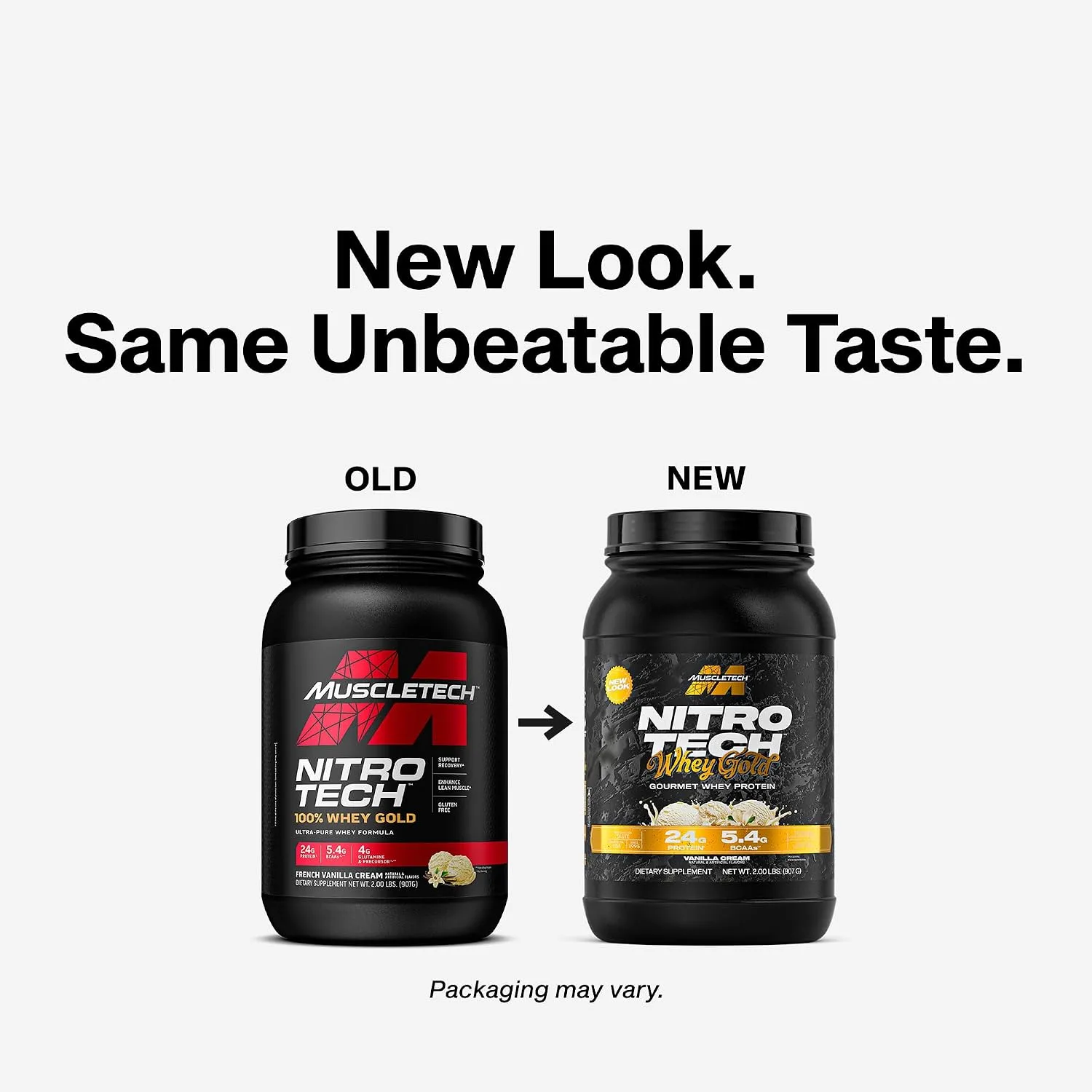 MuscleTech MuscleTech Whey Protein Powder Vanilla Cream - Front View