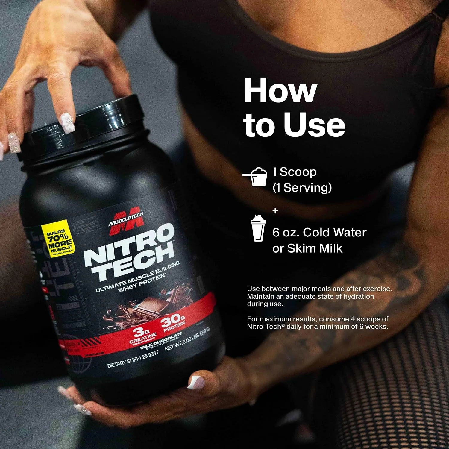 MuscleTech MuscleTech Whey Protein Powder Vanilla Cream - Ingredients View