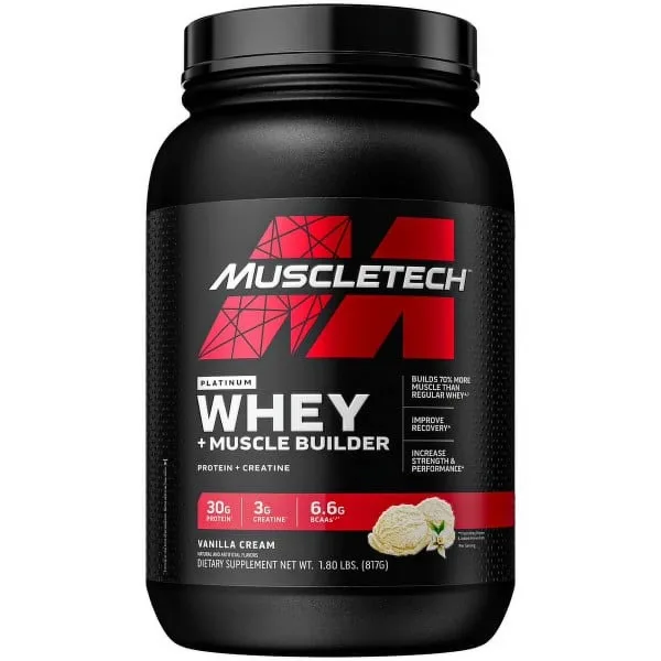 MuscleTech MuscleTech Whey Protein Powder Vanilla Cream - Front View