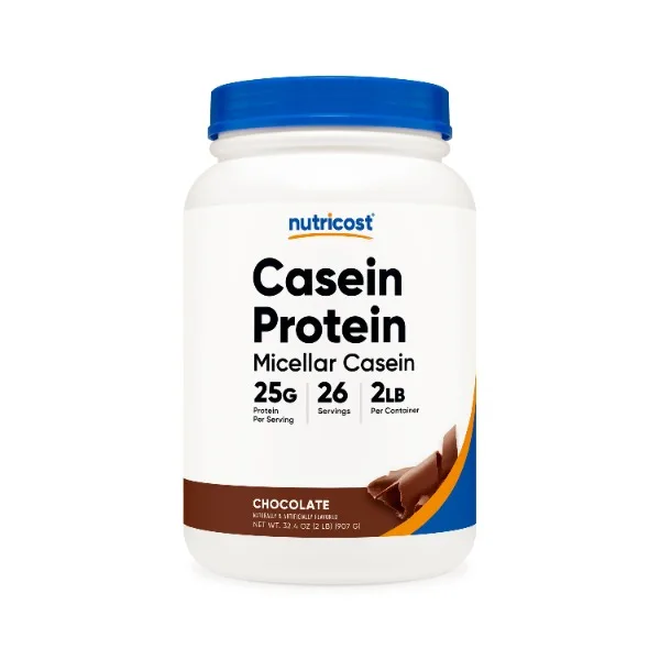 Nutricost Nutricost Casein Protein Powder 2lb Chocolate - Front View