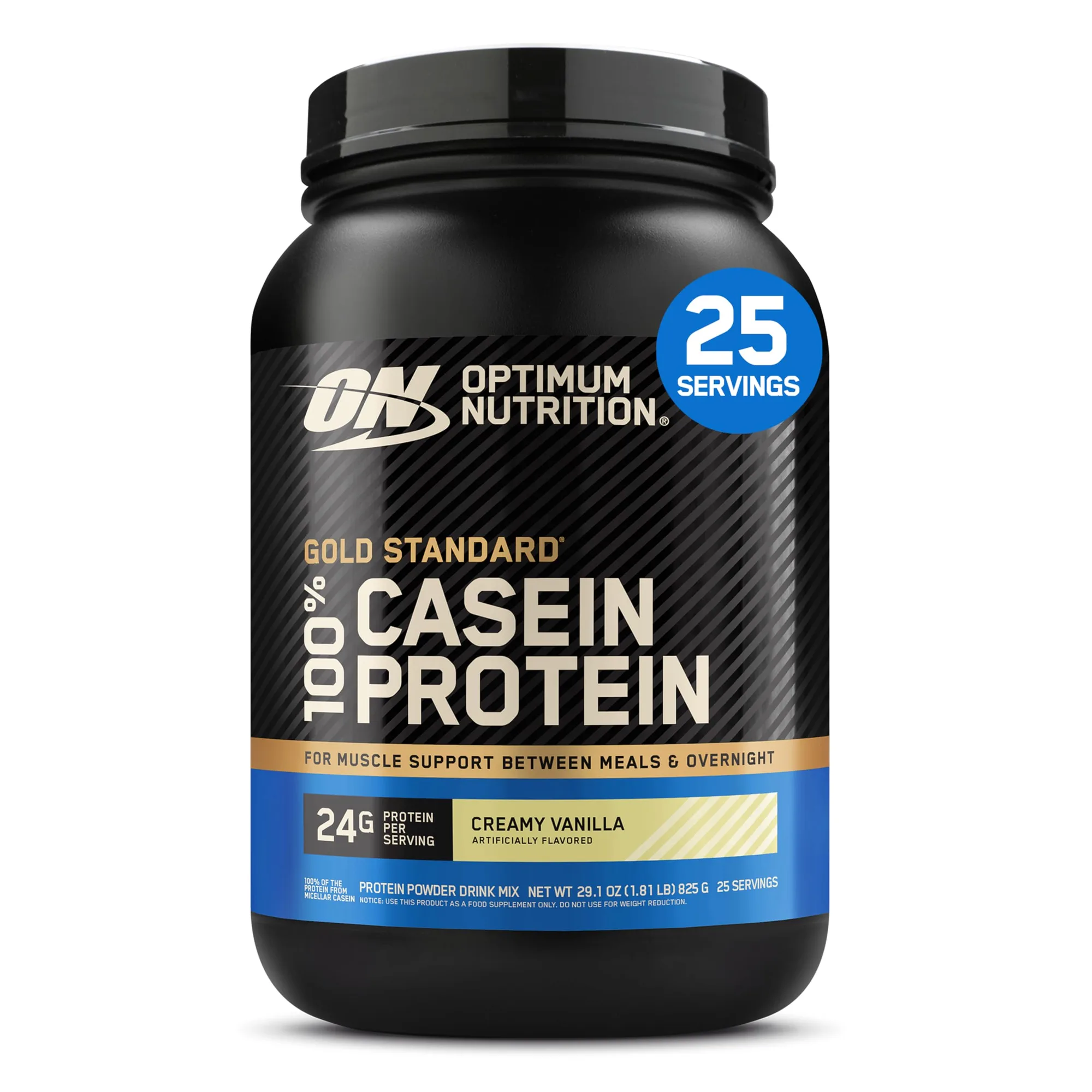 Optimum Nutrition Optimum Nutrition Gold Standard Casein Protein Powder Vanilla - Front View