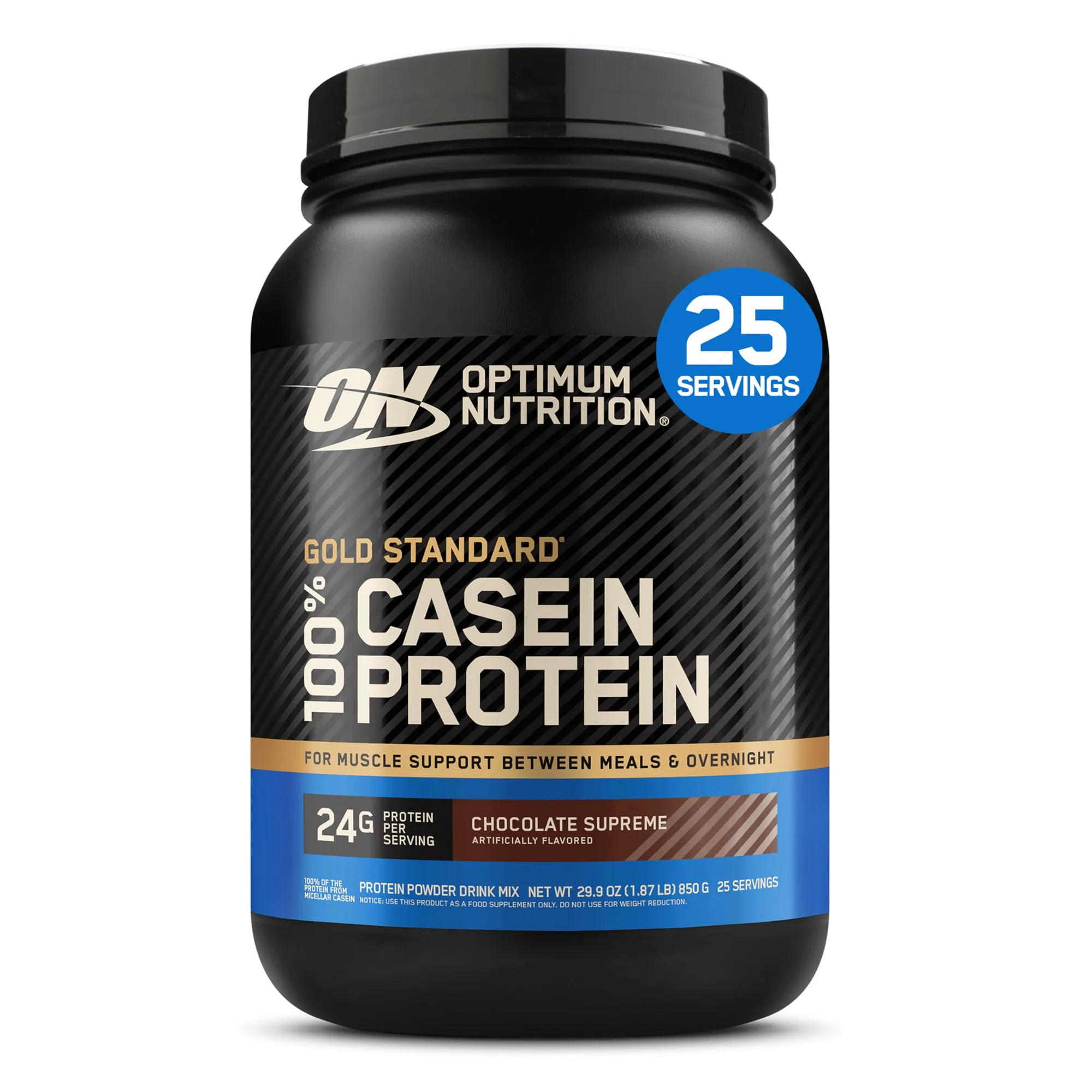 Optimum Nutrition Optimum Nutrition Gold Standard Casein Protein Powder Chocolate Supreme - Front View