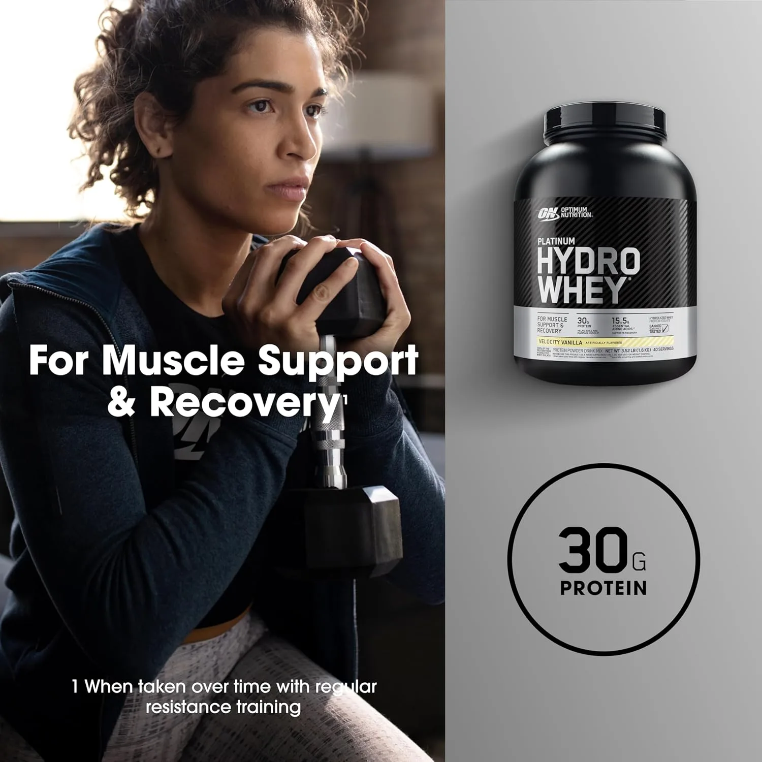 Optimum Nutrition Optimum Nutrition Platinum Hydrowhey Protein Powder - Ingredients View