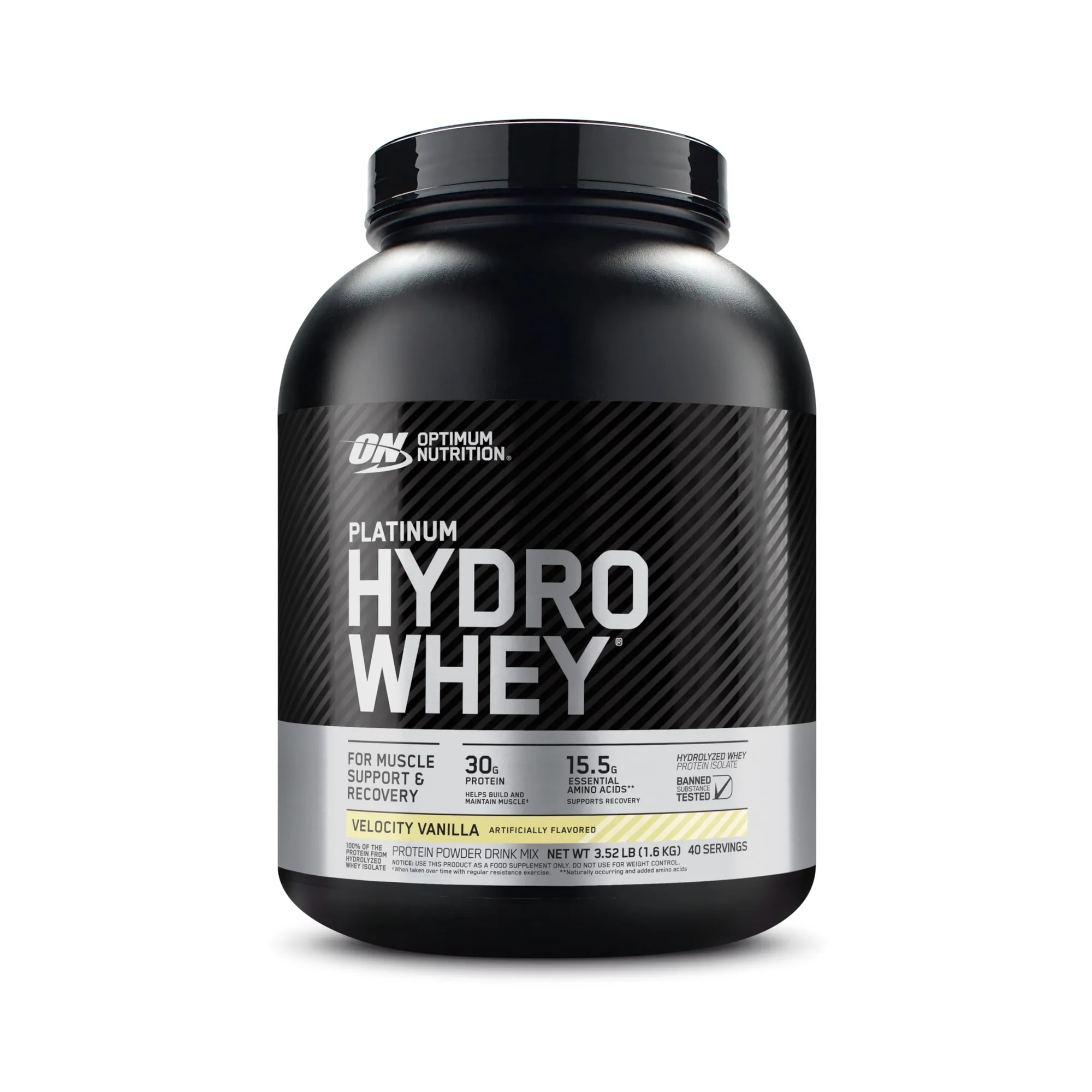 Optimum Nutrition Optimum Nutrition Platinum Hydrowhey Protein Powder - Front View
