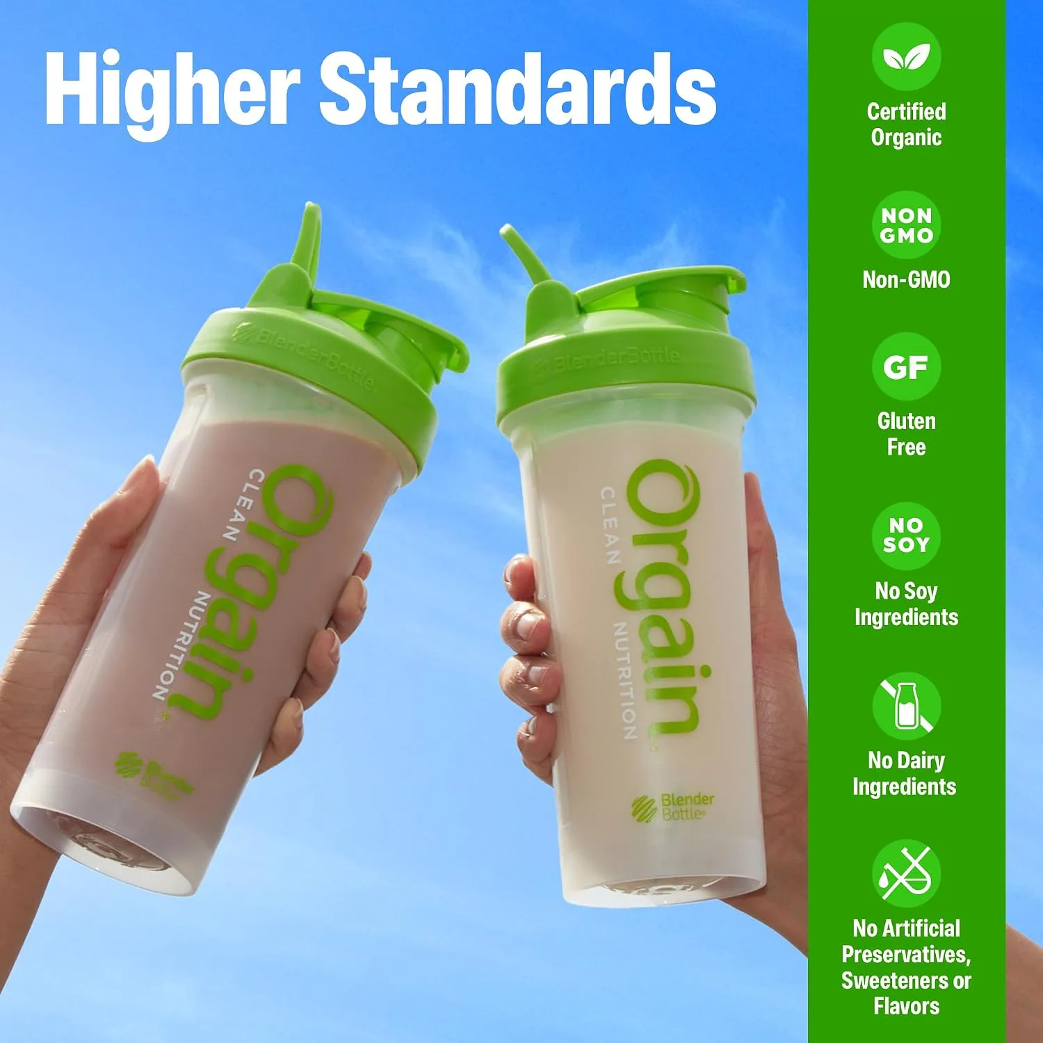 Orgain Orgain Organic Vegan Protein Powder - Back View
