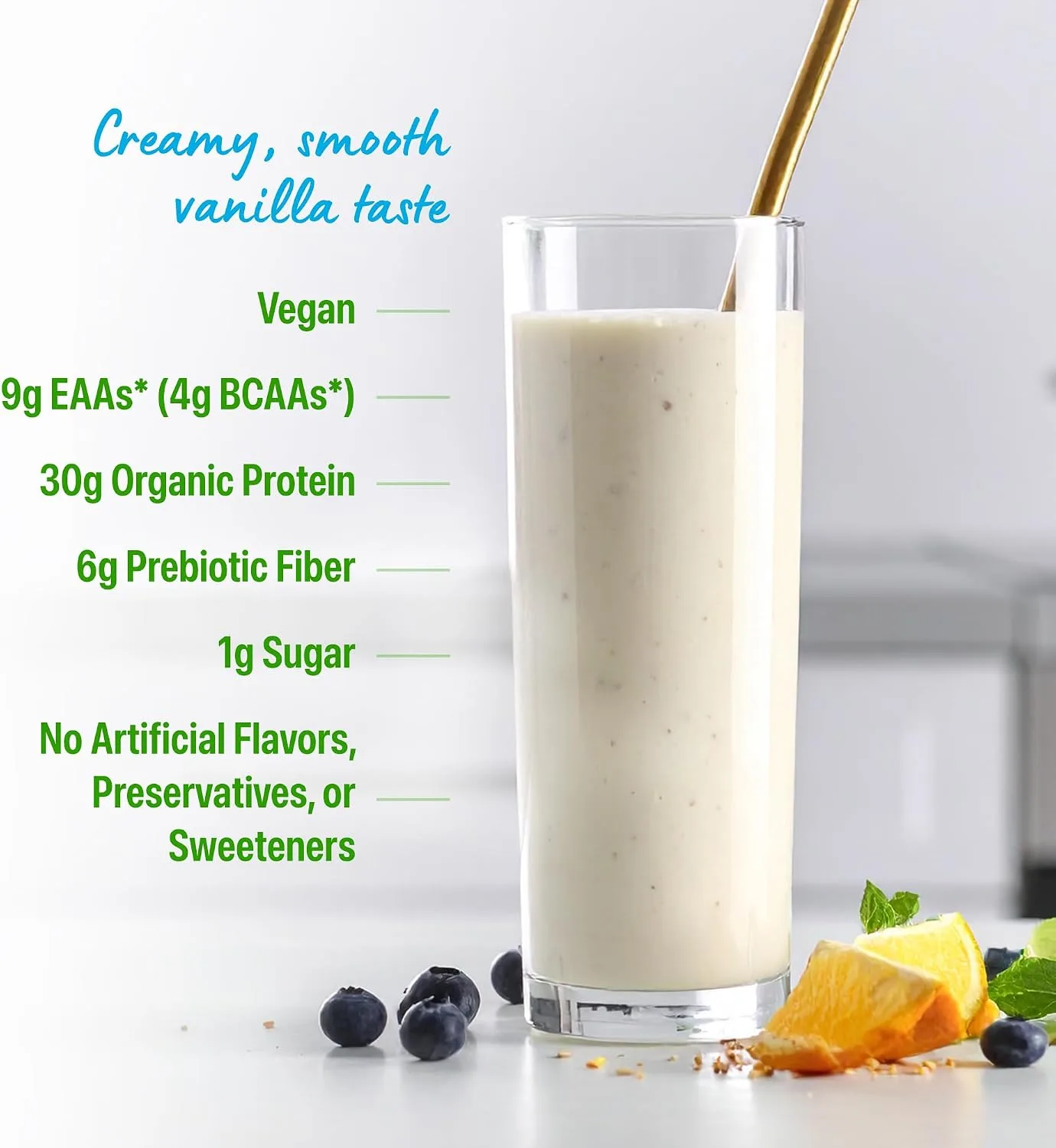 Orgain Orgain Organic Vegan Protein Powder - Angle View