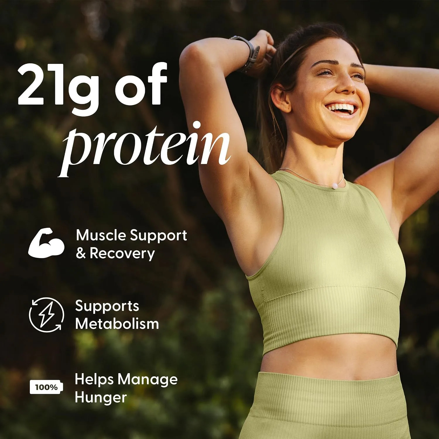 Orgain Orgain Organic Vegan Protein Powder - Creamy Chocolate Fudge - Back View