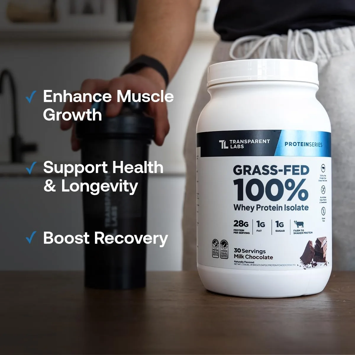 Transparent Labs Transparent Labs Grass-Fed Whey Protein - Ingredients View
