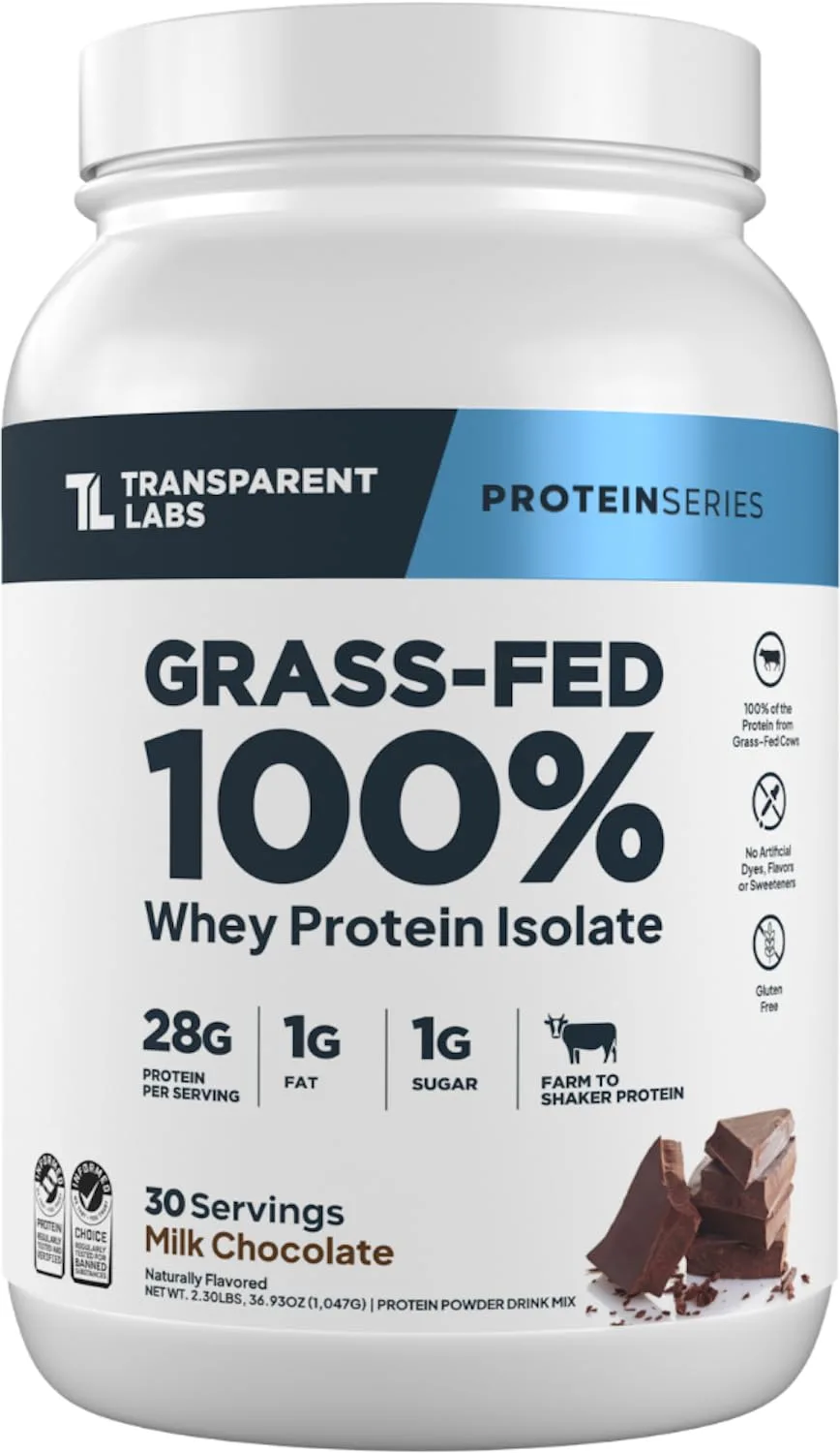 Transparent Labs Transparent Labs Grass-Fed Whey Protein - Front View